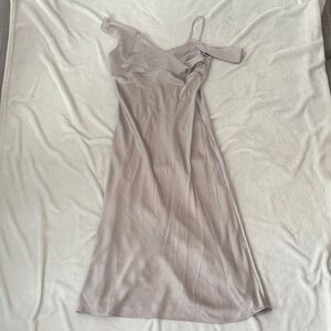 Aritzia Hymn Dress - Size 8, Marcona Beige